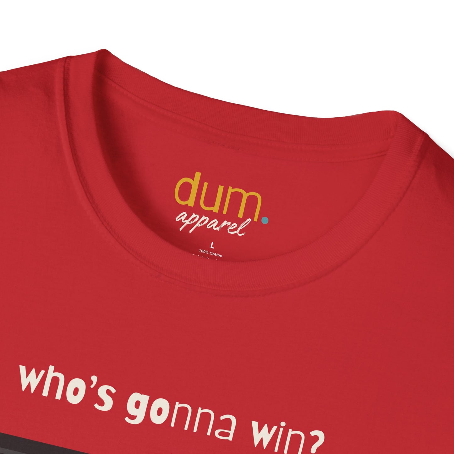Traffic Light T-Shirt — "Who's Gonna Win?" Pedestrian vs Car Graphic Tee