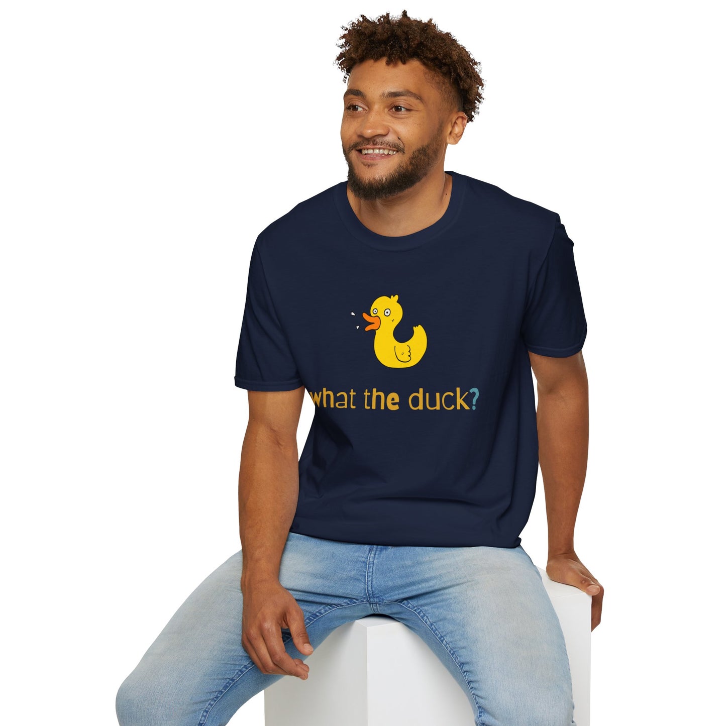 What the Duck? Funny Rubber Duck T-Shirt