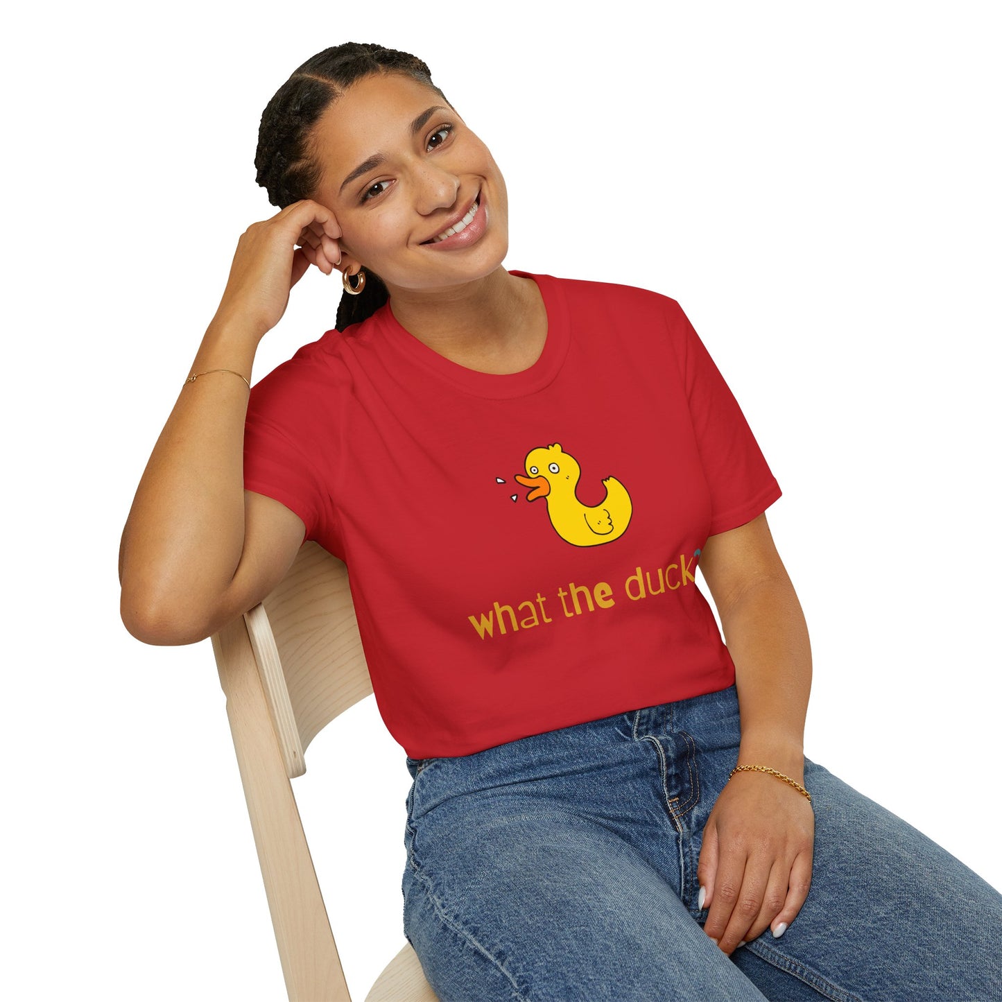 What the Duck? Funny Rubber Duck T-Shirt