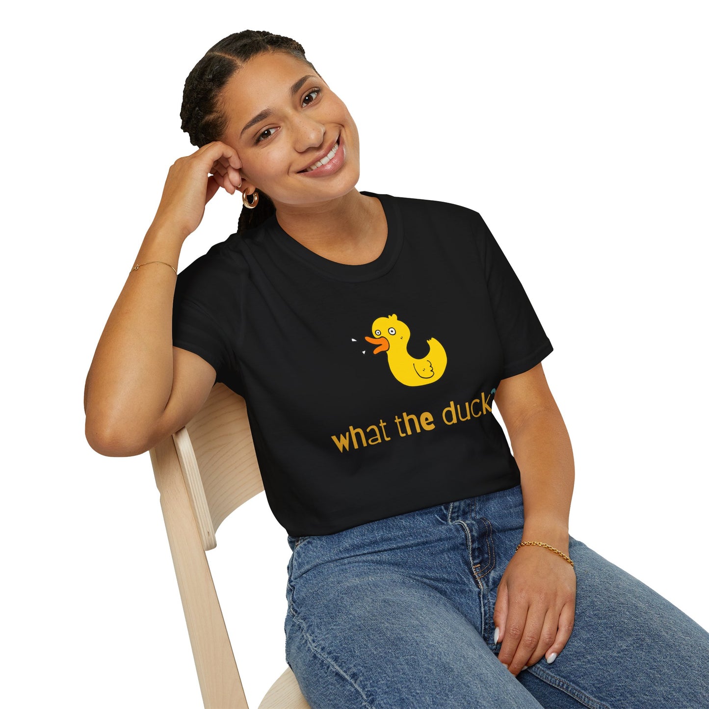 What the Duck? Funny Rubber Duck T-Shirt